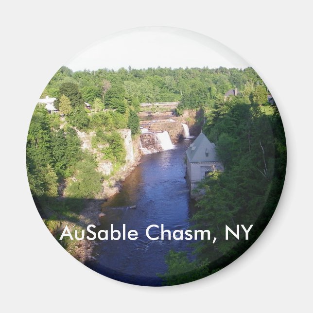 Aimant AuSable Chasm, NY (Devant)