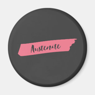 Aimant Austenite de pinceau rose