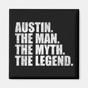 Aimant Austin nom, Austin l'homme le mythe la légende