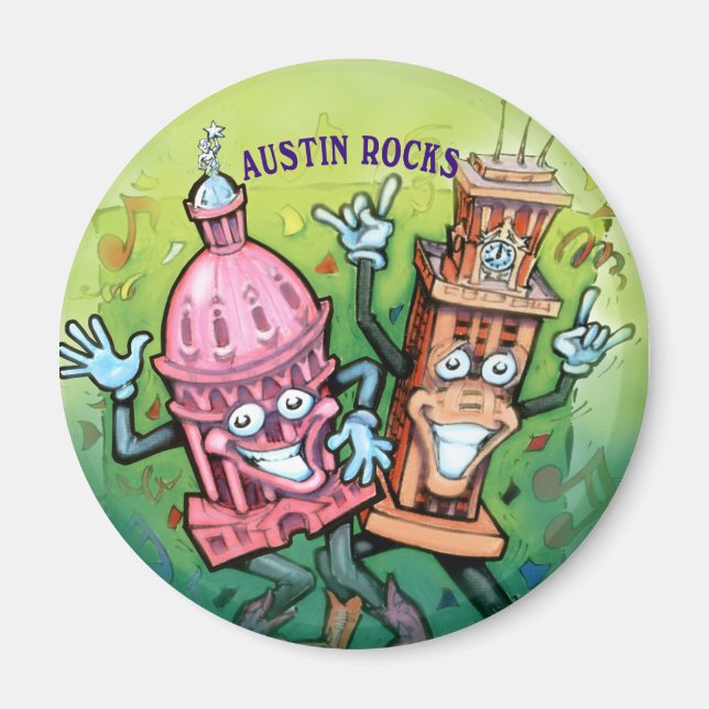 Aimant Austin Rocks (Devant)