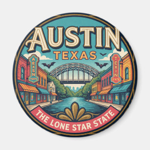 Aimant Austin Texas Capitale Musicale Voyage