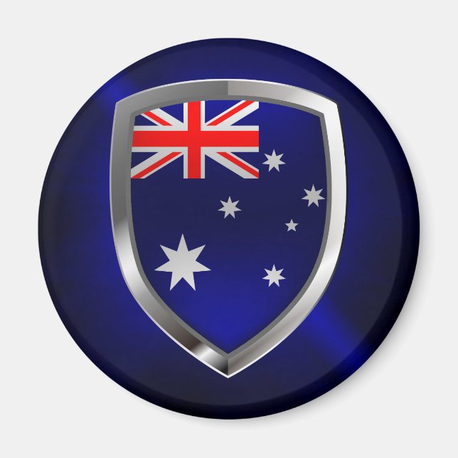Aimant Australia Mettalic Emblem (Devant)
