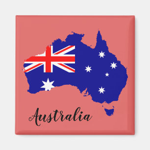 Aimant Australie Carte du drapeau australien Aussie