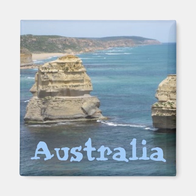 Aimant Australie cool magnétique design (Devant)