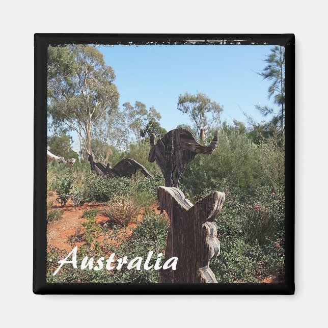 Aimant Australie - Kangaroo (aimant) (Devant)