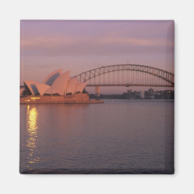 Aimant Australie, Sydney, Opéra de Sydney construit (Devant)