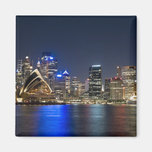 Aimant Australie, Sydney. Skyline avec l'Opéra vu