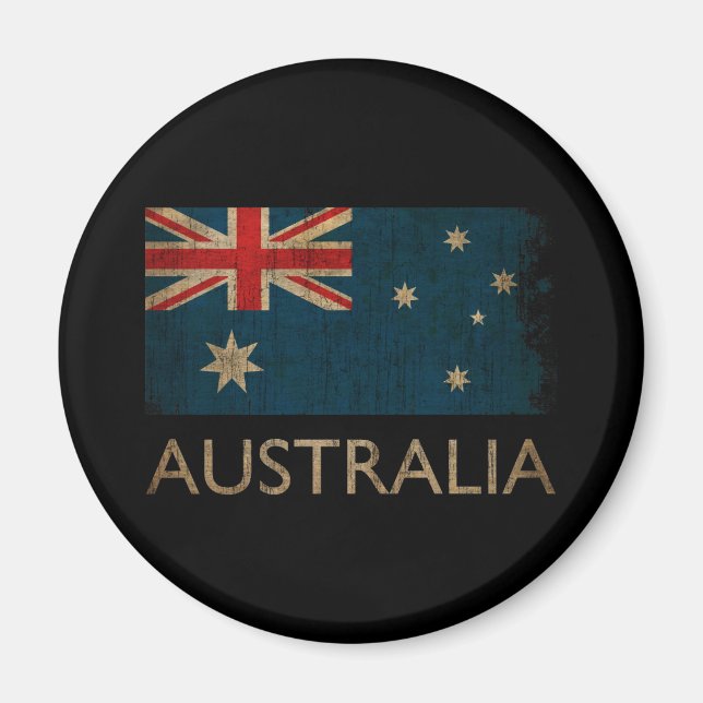 Aimant Australie vintage (Devant)