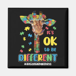 Aimant Autism Aware Acceptance Women Kid Its Ok To Be