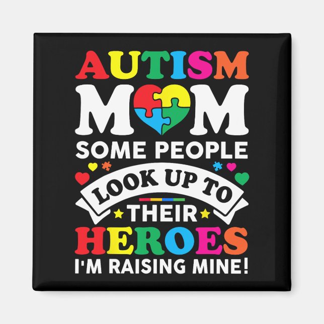Aimant Autisme Maman Certaines Personnes Regardent Leurs  (Devant)