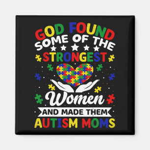 Aimant Autisme Moms les femmes les plus fortes Puzzle Coe