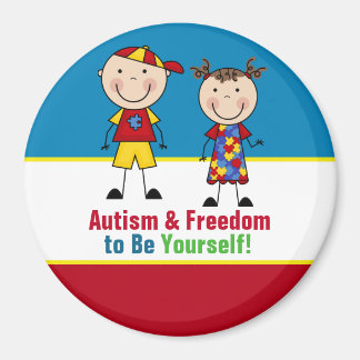 Aimant Autisme SensibilisationMagnet