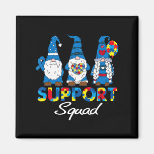 Aimant Autisme Soutien Escadron Gnome Sensibilisation Hom