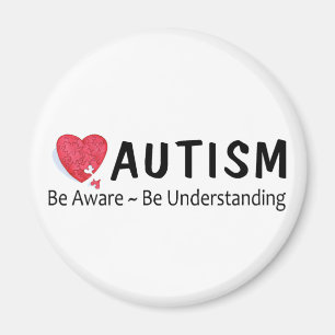Aimant Autisme Soyez Conscient Soyez Compréhensif