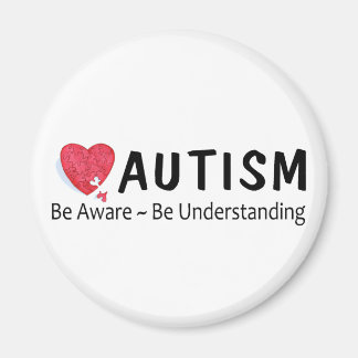 Aimant Autisme Soyez Conscient Soyez Compréhensif