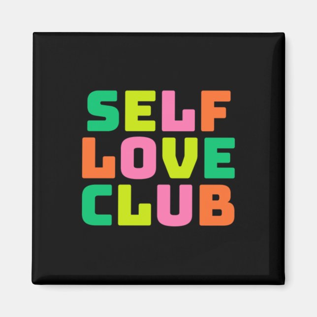 Aimant Autocollant Club Self Love (Devant)