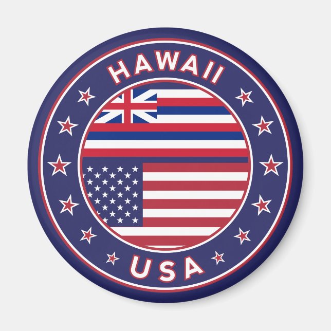 Aimant Autocollant Hawaii, Hawaii, USA (Devant)