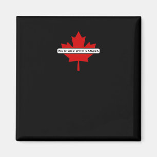 Aimant Autocollant Nous sommes avec le Canada