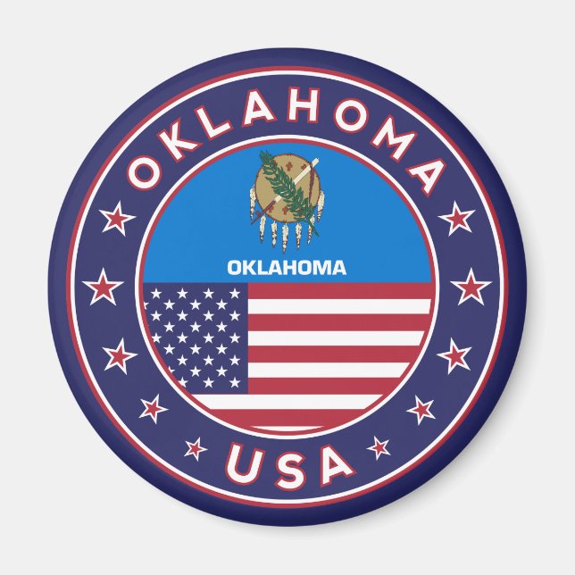 Aimant Autocollant Oklahoma, étui téléphonique (Devant)