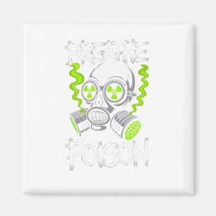 Aimant Autocollant Toxic Skull Drifter