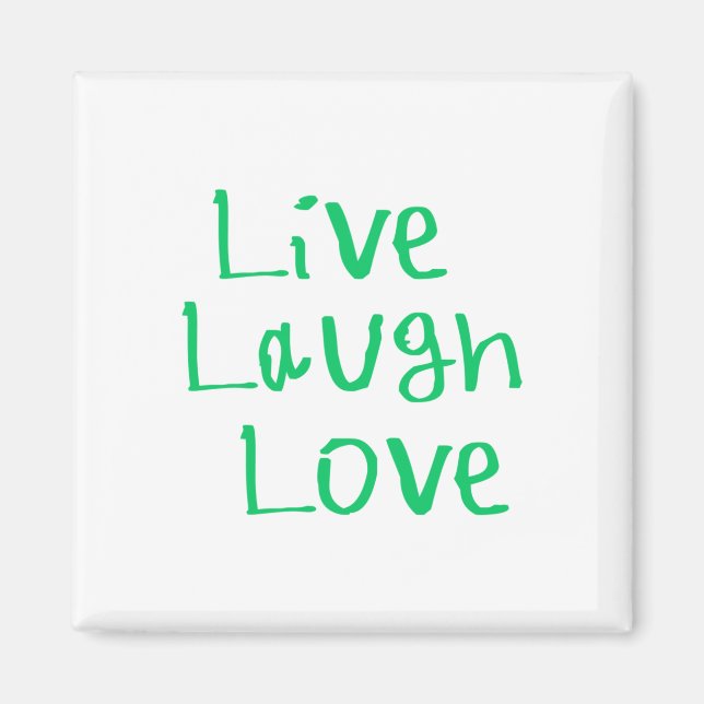 Aimant Autocollant Vive Rire Amour1  (Devant)
