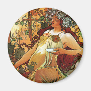 Aimant Automne, Mucha