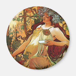 Aimant Automne, Mucha