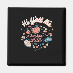 Aimant Automne Saison Collection Y’all C’est Citrouille S