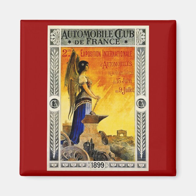 Aimant Automobile Club de France 1899 (Devant)