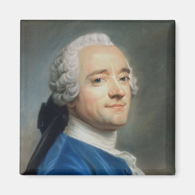 Aimant Autoportrait avec jabot en dentelle (Devant)