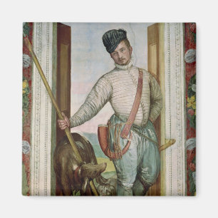 Aimant Autoportrait dans le costume de chasse, 1562