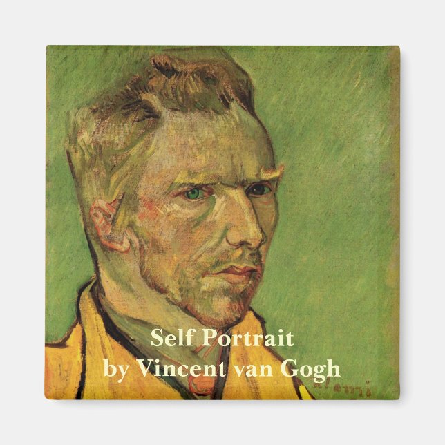 Aimant Autoportrait de Vincent van Gogh, Beaux-Arts Vinta (Devant)