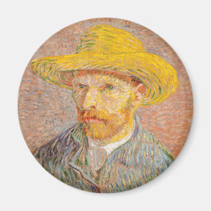 Aimant Autoportrait de Vincent Van Gogh peinture impressi