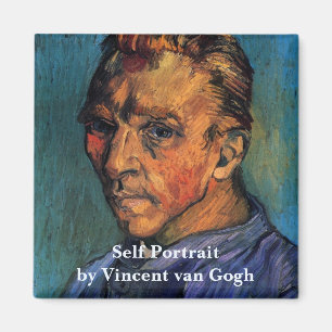 Aimant Autoportrait de Vincent van Gogh sans barbe