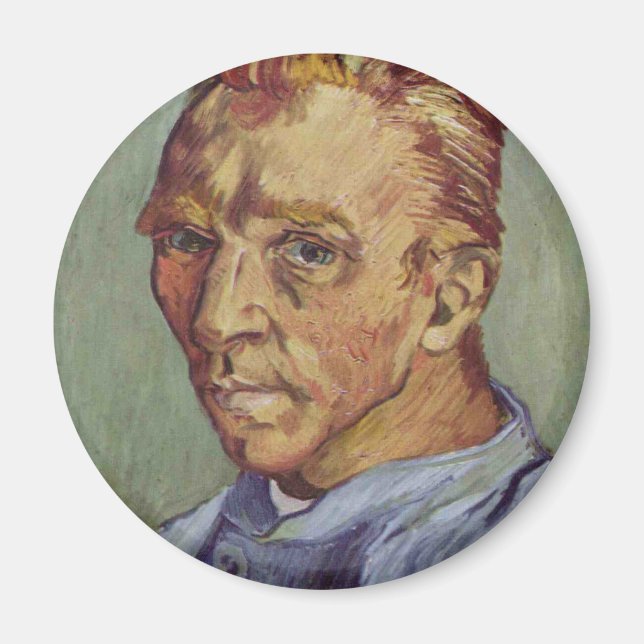 Aimant Autoportrait d'un Van Gogh sans ours, par Van Gogh (Devant)