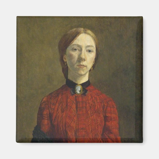Aimant Autoportrait (par Gwen John) (Devant)