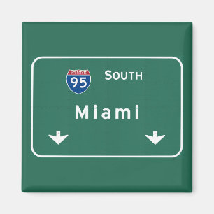 Aimant Autoroute d'autoroute nationale de Miami la