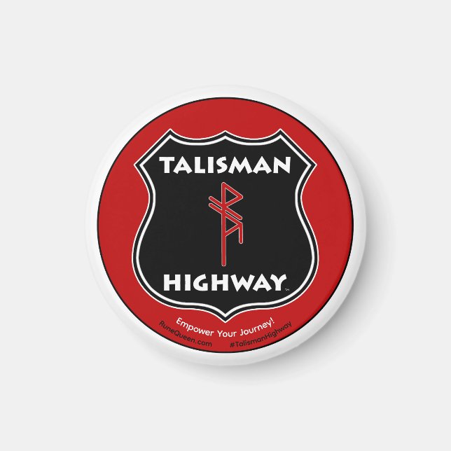 Aimant Autoroute du Talisman de la Reine des Runes (Devant)