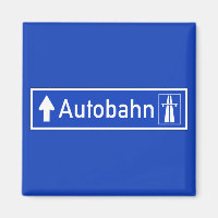 Autoroute, Traffic Sign, Germany