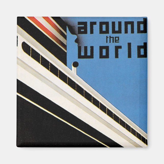 Aimant Autour du monde avec NYK (Devant)