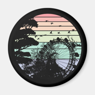 Aimant Autriche Retro Prater Riesenrad