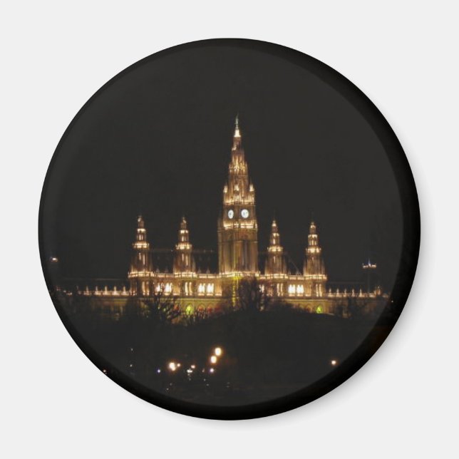 Aimant Autriche : Vienne la nuit (Devant)