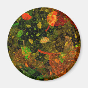 Aimant Autumn colorful decorative design