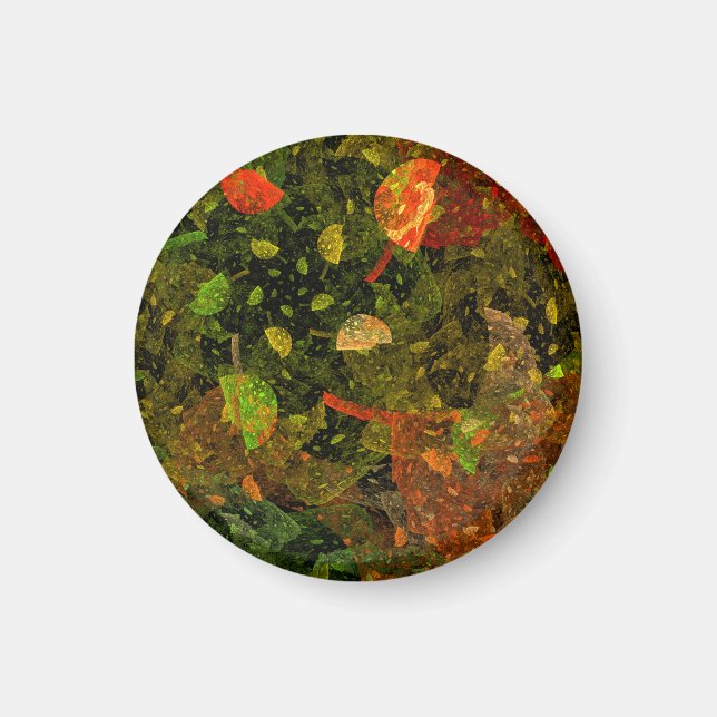 Aimant Autumn colorful decorative design (Devant)