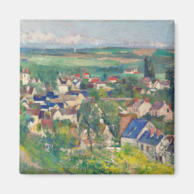 Aimant Auvers, Vue panoramique par Paul Cézanne (Devant)