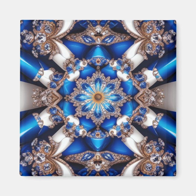 Aimant aux couleurs argentines Design (Devant)