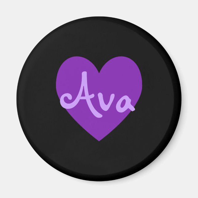 Aimant Ava dans le violet (Devant)