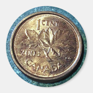 Aimant (avant) de penny de 2003 Canadiens