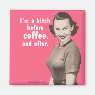 Aimant Avant et après le café