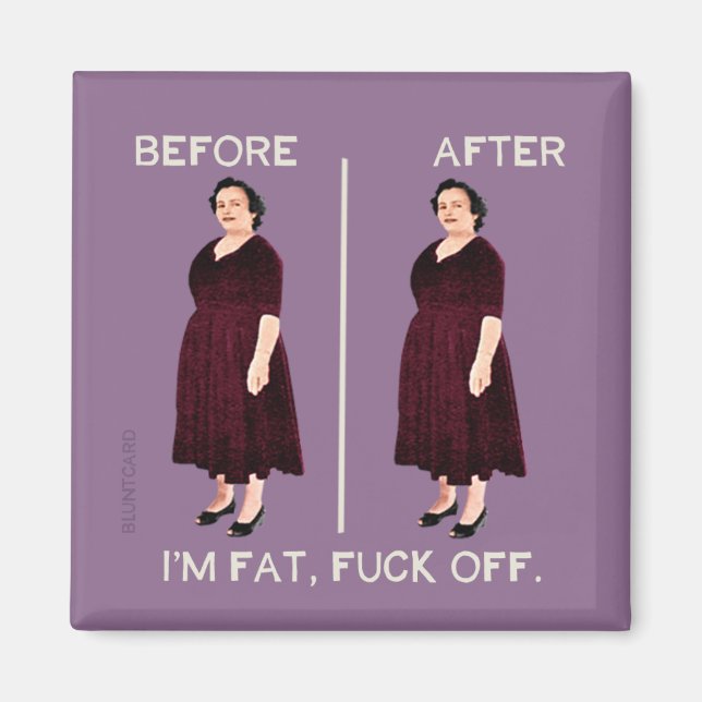 Aimant Avant et après, toujours beau (Devant)